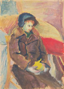 Seated boy, c1942. Creator: Ján Novák.