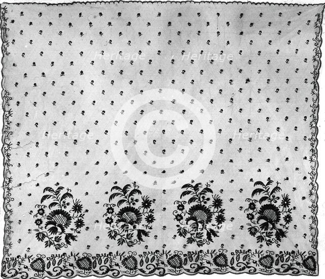 Bonnet Veil, England, 1825/35. Creator: Unknown.