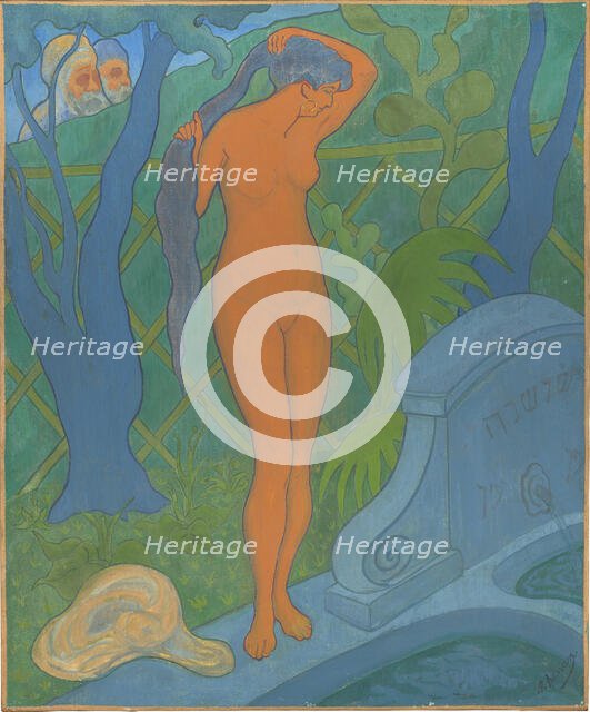 Susanna and the Elders, 1891. Creator: Ranson, Paul Elie (1864-1909).