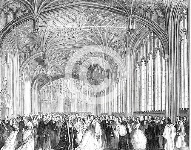 The Divinity School, Oxford, 1844.  Creator: Unknown.