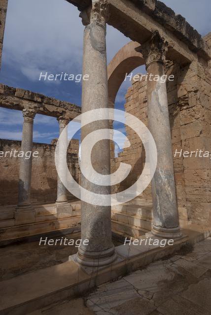 Libya, Leptis Magna, Hadrianic Baths, 2007. Creator: Ethel Davies.