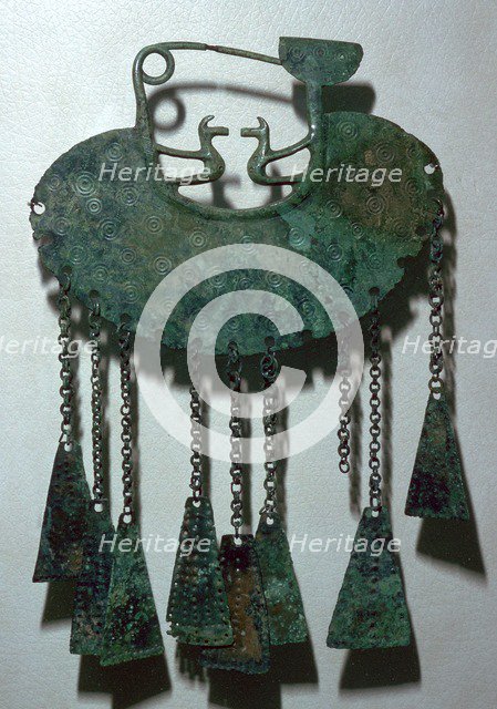 Celtic bronze pendant. Artist: Unknown