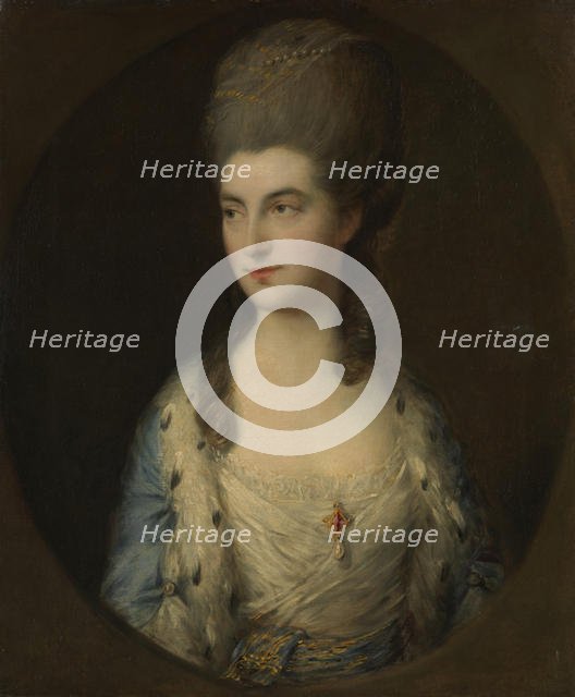 Portrait of a Young Woman, Called Miss Sparrow, 1770s. Creator: Thomas Gainsborough.