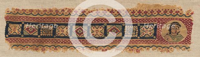 Fragment, an Ornamental Band, 500s. Creator: Unknown.