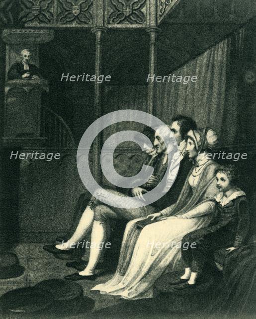 'The Sermon', 1813, (1947).  Creator: Unknown.