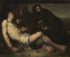 Saint Sebastian, Martyr, c1865. Creator: Theodule Ribot.