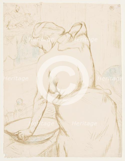 Elles: The Toilet, 1896. Creator: Henri de Toulouse-Lautrec (French, 1864-1901).