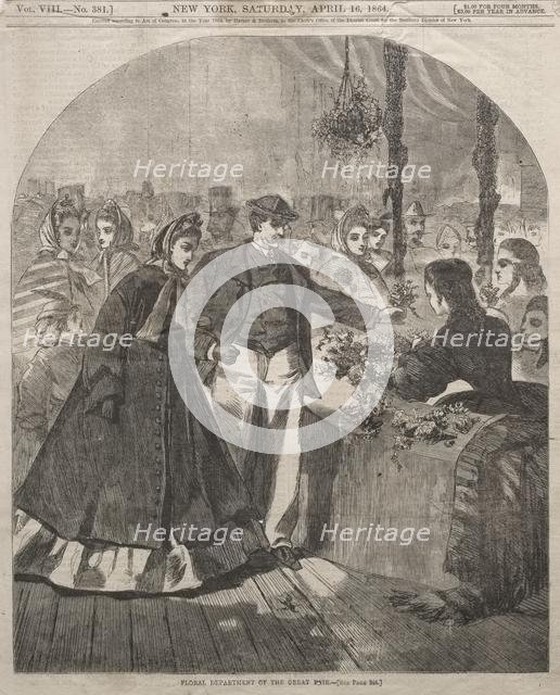 Floral Department of the Great Fair, 1864. Creator: Winslow Homer (American, 1836-1910).