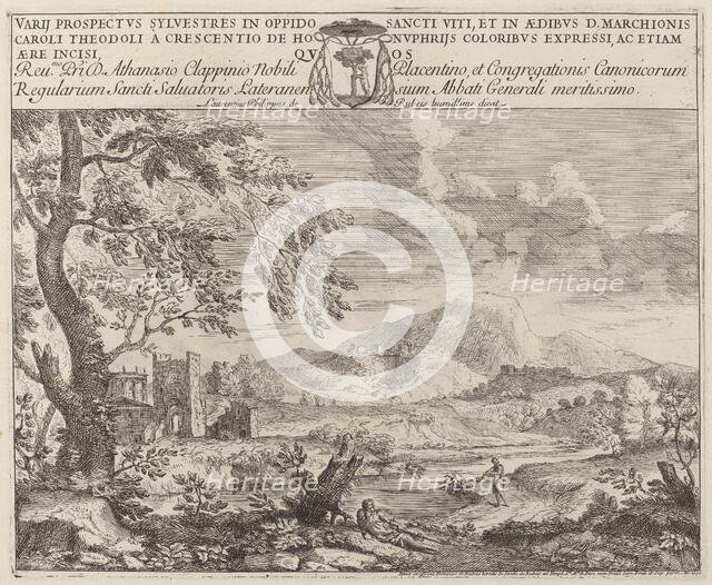 The Flutist, 1696. Creator: Crescenzio Onofri.