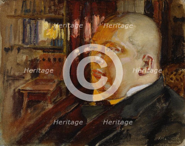 Portrait of Eric O. W. Ehrström, 1919. Creator: Akseli Gallen-Kallela.