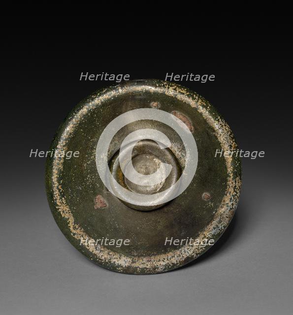 Jar with Cover (lid), 206 BC - AD 220. Creator: Unknown.