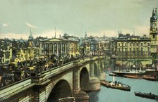 'London Bridge, London', c1910. Creator: Unknown.