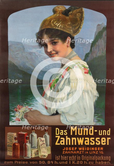 The mouth and toothwash by Josef Weidinger, c1900-1910. Creator: Anonymous.