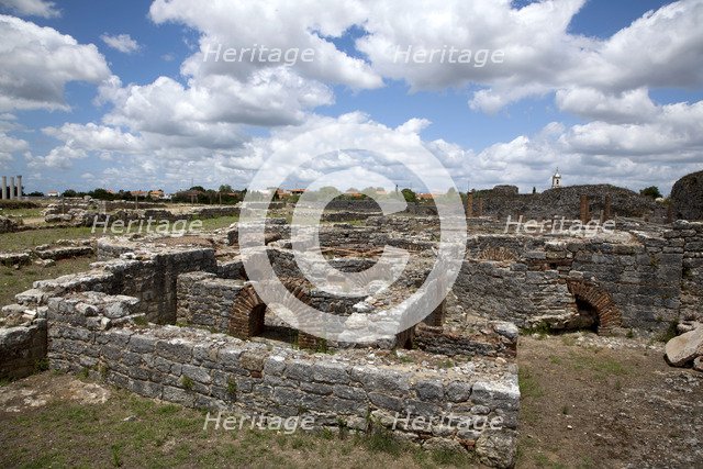 The private baths of the Cantaber's House, Conimbriga, Portugal, 2009. Artist: Samuel Magal