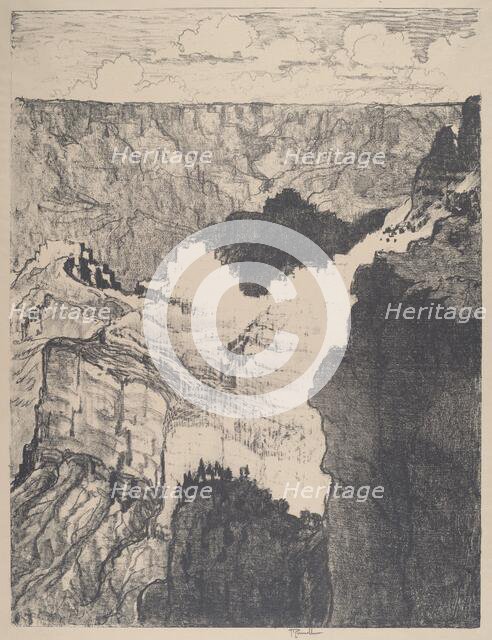 Road to the White City, No.I, 1912. Creator: Joseph Pennell.