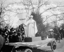 Float in suffrage parade, 1913. Creator: Bain News Service.