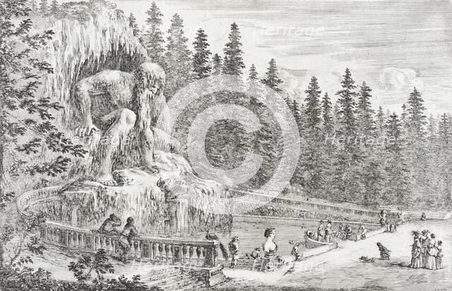 Colossal Statue of the Apennines, 1653. Creator: Stefano della Bella.