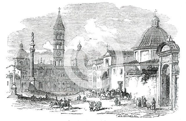 Santa Maria Maggiore - Rome, 1850. Creator: Unknown.