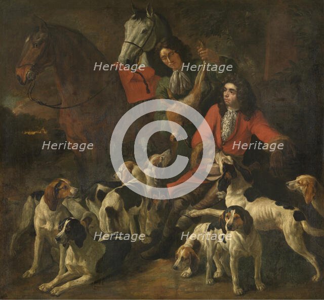 After the Hunt, c1650-1680. Creator: Jan Baptist Boel the Younger.