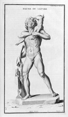 'Faun or Satyr, after a Roman statue', 1757. Artist: Bernard de Montfaucon