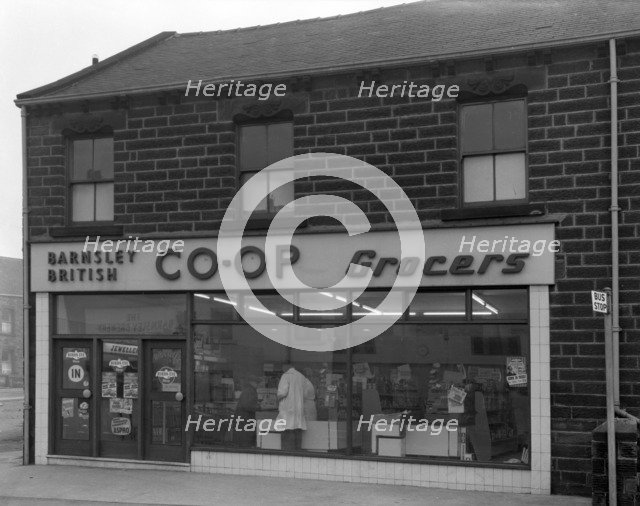 Barnsley Co-op, Park Road branch exterior, Barnsley, South Yorkshire, 1961. Artist: Michael Walters
