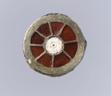 Disk Brooch, Frankish, late 6th century. Creator: Unknown.
