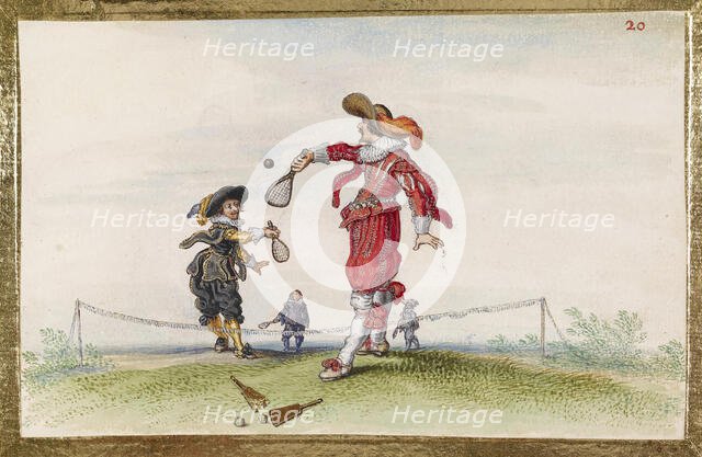 A Game of Tennis, c1620-1625. Creator: Venne, Adriaen Pietersz. van de (1589-1662).