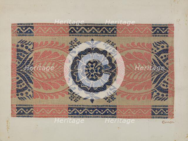 Coverlet, c. 1940. Creator: Cornelius Christoffels.