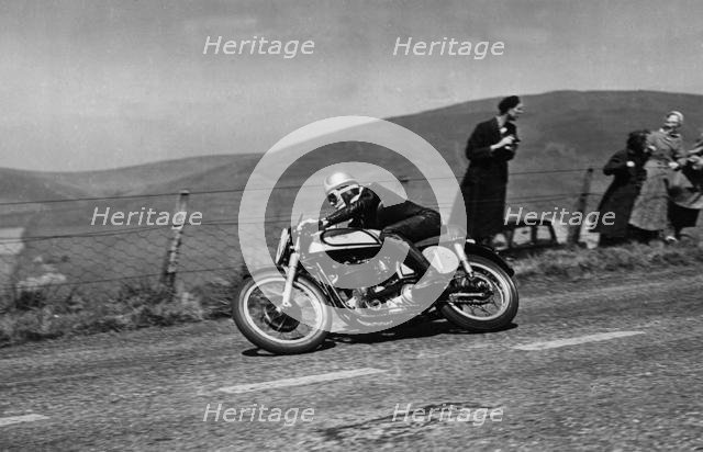 Norton, Geoff Duke, 1951 Isle of Man Tourist Tropy Race. Creator: Unknown.