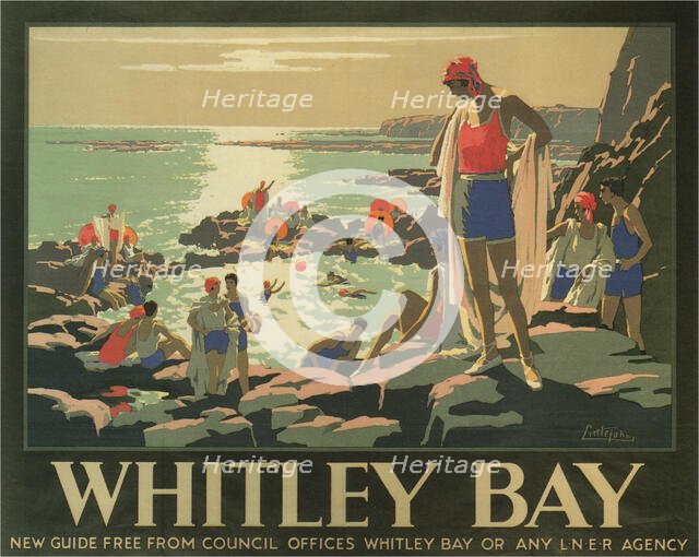 Whitley Bay, 1929. Creator: John Littlejohns.