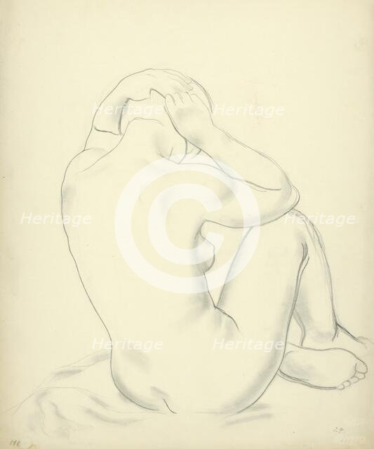 Study act VI., 1927. Creator: Mikulas Galanda.