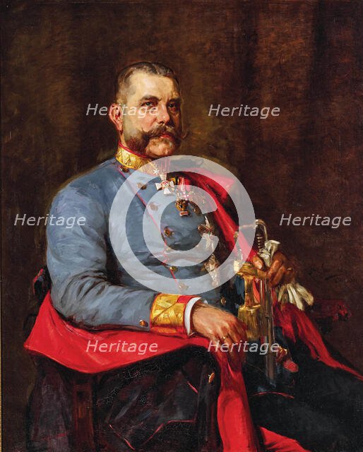 Portrait of Field Marshal Lieutenant Ludwig Reitz-Brachelli (1854-1937), 1911. Creator: Sternfeld, Jacques (1874-1934).