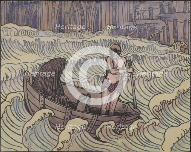 Charon, ca 1896. Creator: Doudelet, Charles (1861-1938).