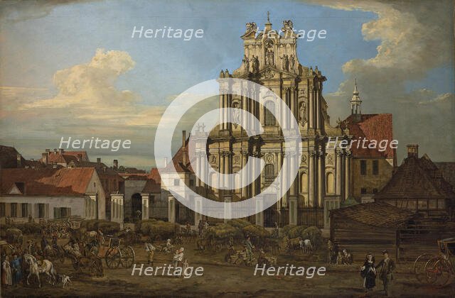 The Visitationist Church in Warsaw, 1780. Creator: Bellotto, Bernardo (1720-1780).