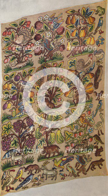 'Embroidered Panel, c1600', (1929). Artist: Unknown.