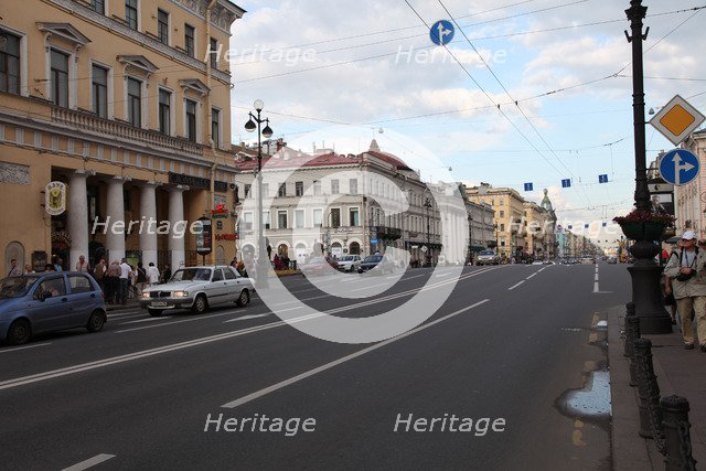 Nevsky Prospect, St Petersburg, Russia, 2011. Artist: Sheldon Marshall