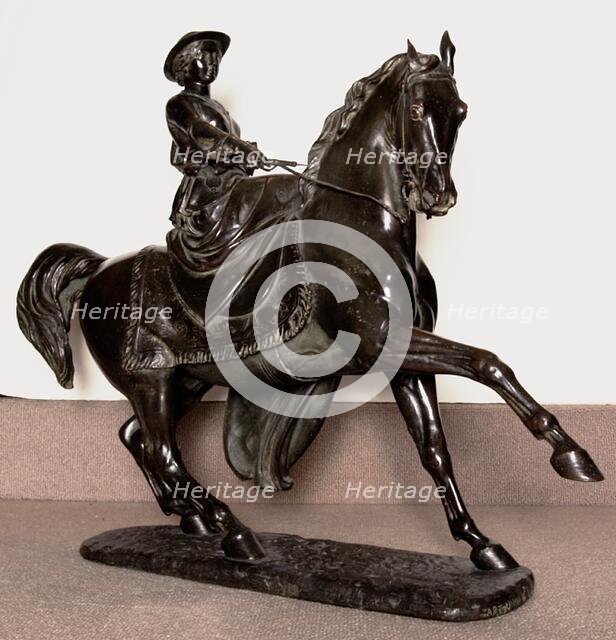 Queen Victoria on Horseback, 1853. Creator: Thomas Thornycroft.