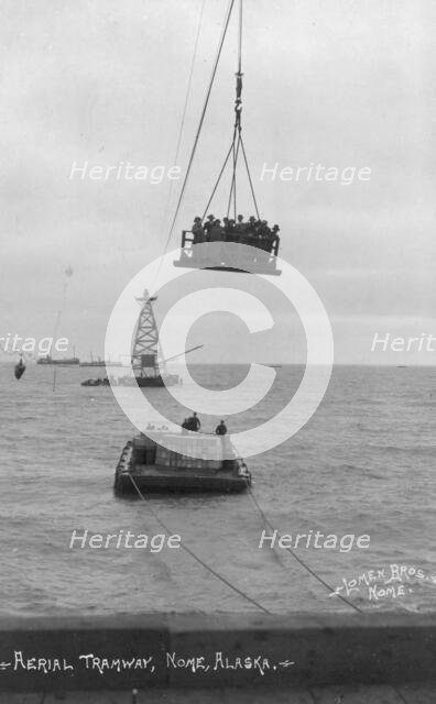 Aerial tramway, between c1900 and c1930. Creator: Lomen Brothers.