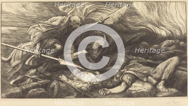 The Triumph of Death: After the Battle (Le triomphe de la mort: Apres le combat). Creator: Alphonse Legros.