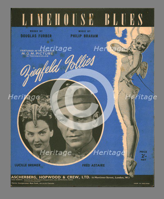 Limehouse Blues, sheet music, 1945. Creator: Unknown.