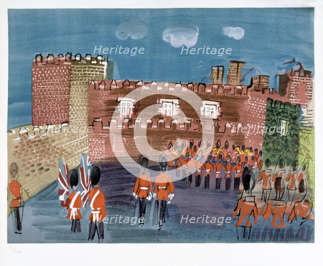 'Changing of the Guard', 20th century. Artist: Raoul Dufy