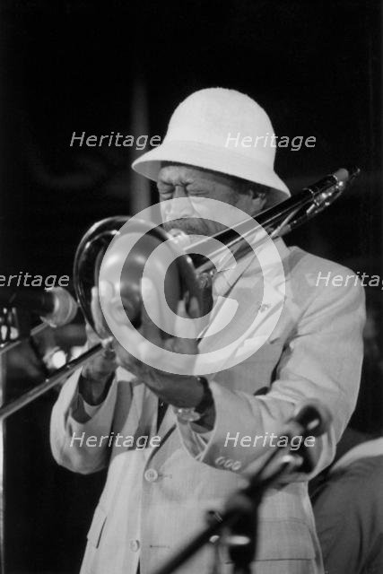 Al Grey, Harlem Stampede, Edinburgh, Scotland, 1986. Creator: Brian Foskett.