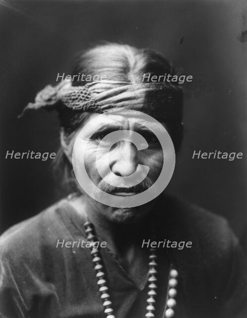 The Laughing Singer, c1905. Creator: Edward Sheriff Curtis.