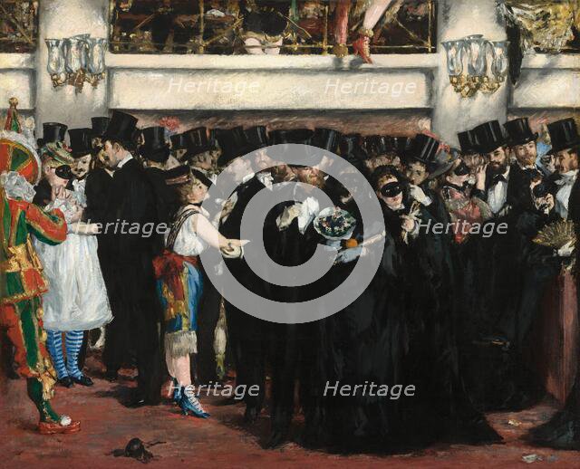 Masked Ball at the Opera, 1873. Creator: Edouard Manet.