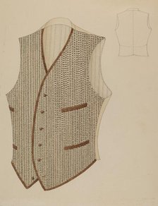 Vest, 1935/1942. Creator: Louis Maldarelli.