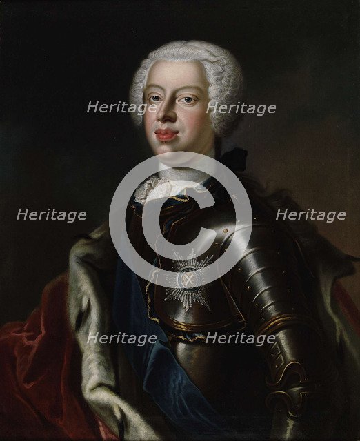 Portrait of Duke Anthony Ulrich of Brunswick (1714-1774), c. 1740. Artist: Anonymous  