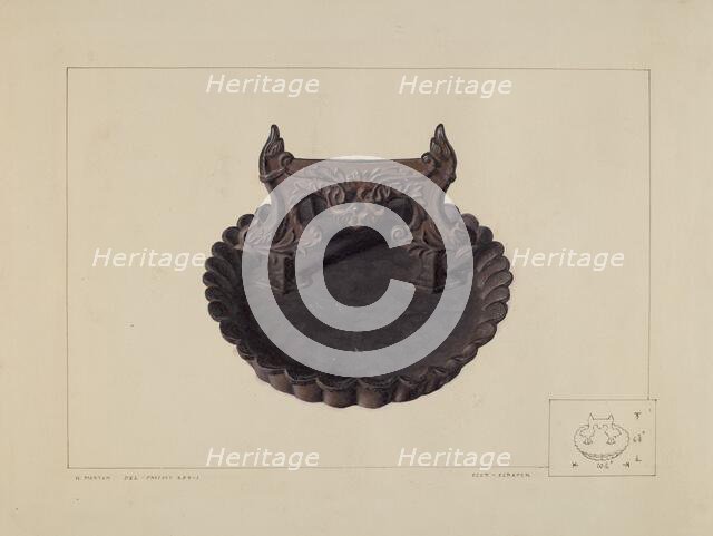 Foot Scraper, c. 1938. Creator: Ralph Morton.