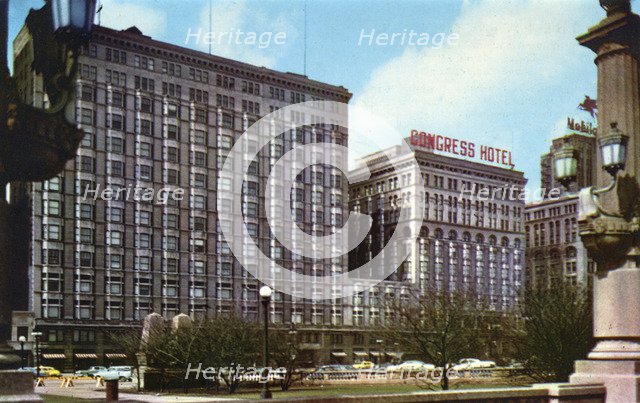 The Pick-Congress Hotel, Chicago, Illinois, USA, 1954. Artist: Unknown