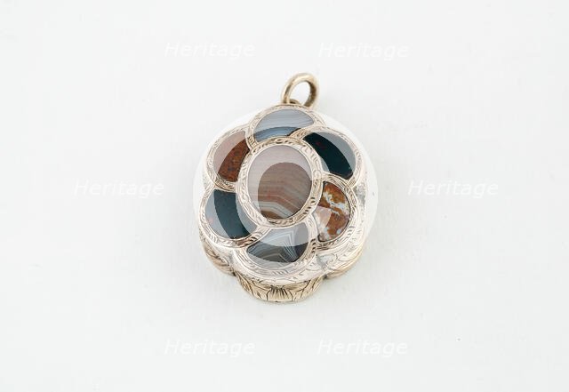 Vinaigrette, Birmingham, 1858/59. Creator: Marked JF.