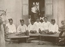 'Burmese Cigar Makers', 1900. Creator: Unknown.